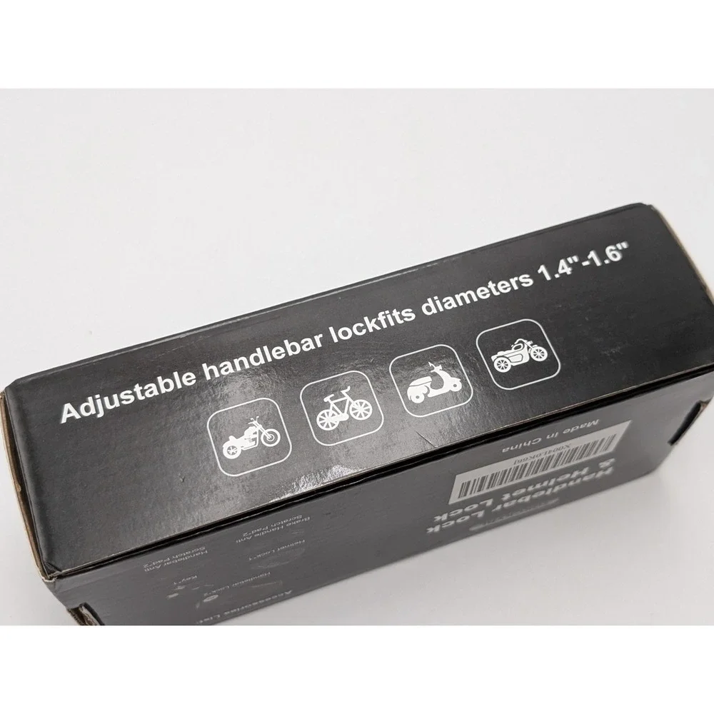 Motorcycle Handlebar Lock‎ Handle Bar Lock Diameters 1.4